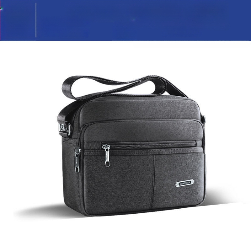 Férfi PU válltáska — vízálló, Oxford béléssel, szabadidős utazásokhoz, nyár 2024