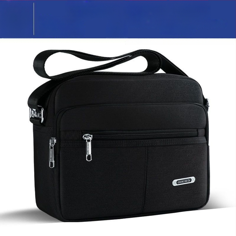 Férfi PU válltáska — vízálló, Oxford béléssel, szabadidős utazásokhoz, nyár 2024