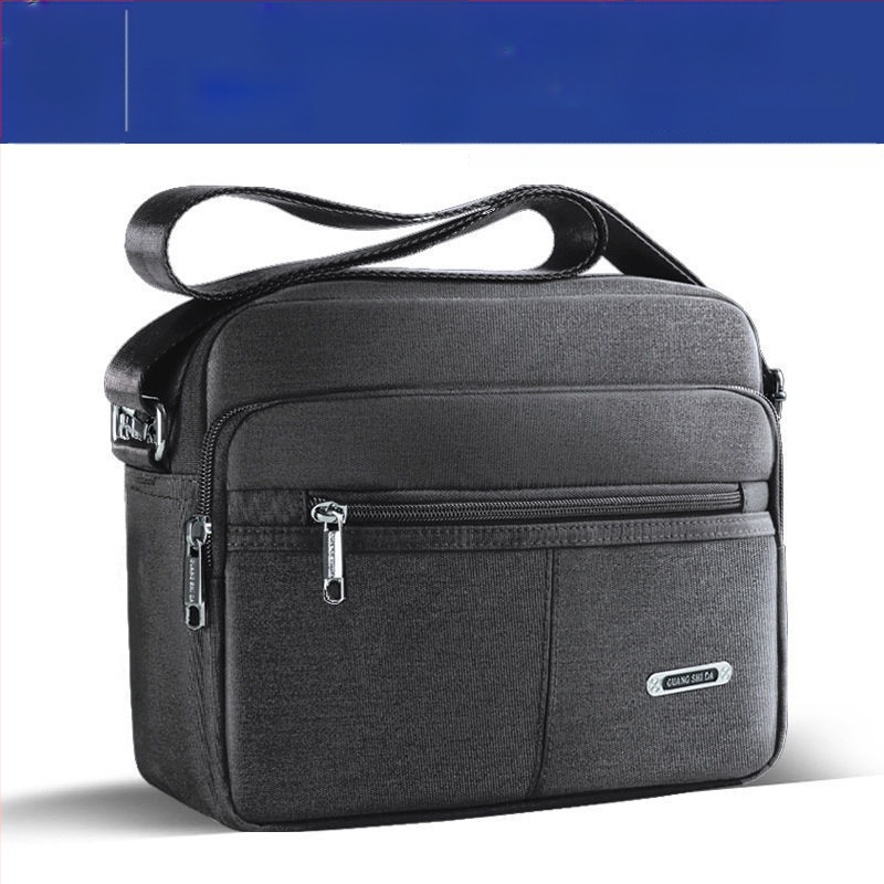 Férfi PU válltáska — vízálló, Oxford béléssel, szabadidős utazásokhoz, nyár 2024