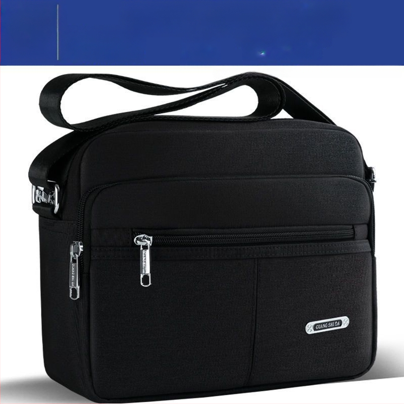 Férfi PU válltáska — vízálló, Oxford béléssel, szabadidős utazásokhoz, nyár 2024