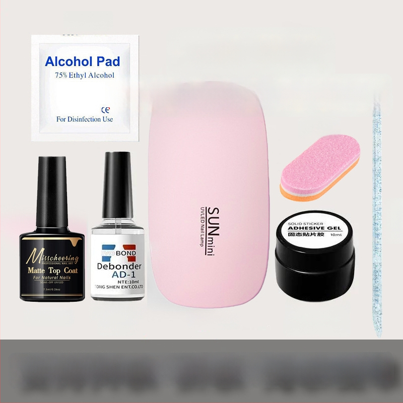 Nagų gelio džiovinimo lemputė, nešiojama, penkių dalių rinkinys