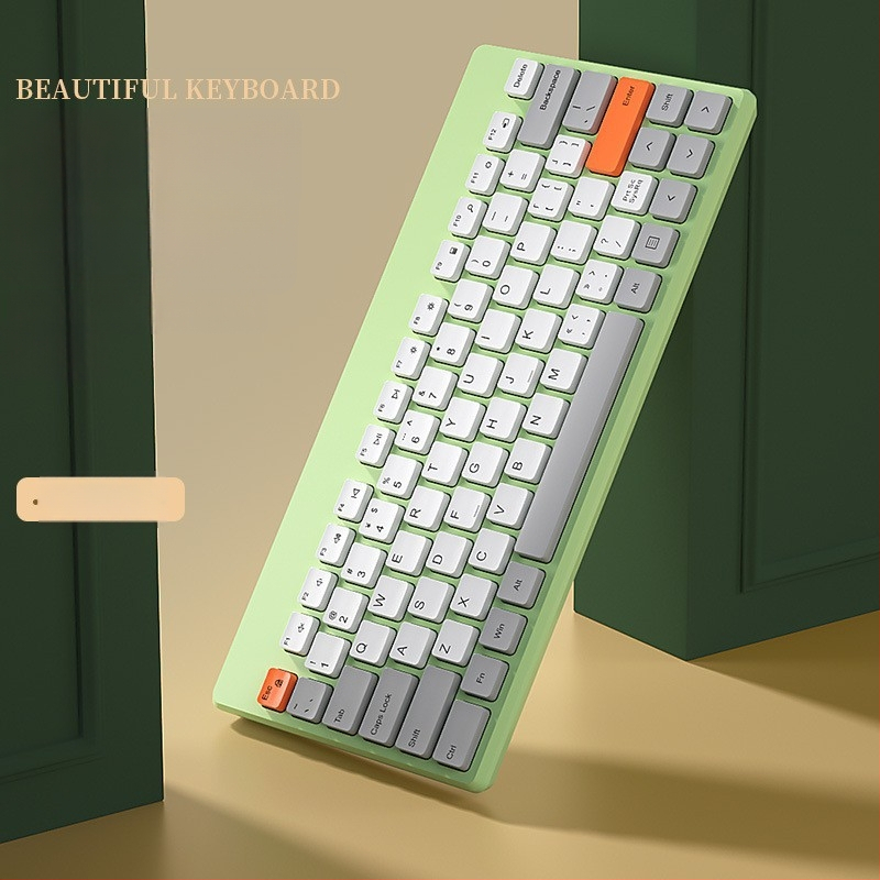 Клавиатура и мишка с кабел, 68 клавиши, USB, ABS корпус, кабел около 1,5 м, без подсветка