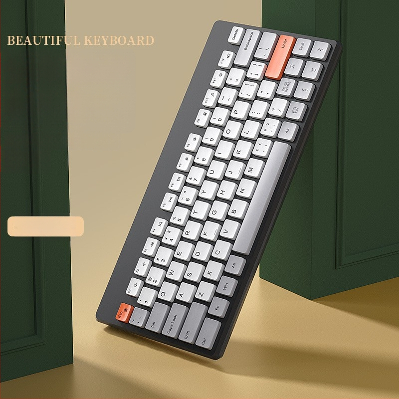 Клавиатура и мишка с кабел, 68 клавиши, USB, ABS корпус, кабел около 1,5 м, без подсветка