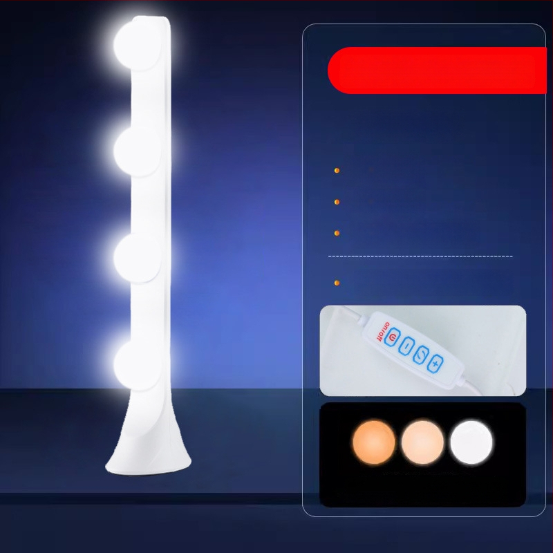 Lumină LED de fill pentru streaming live pe telefon, utilizare pe birou, 15W, 10V, temperaturi de culoare variabile, model 000159, Love Rain Spirit