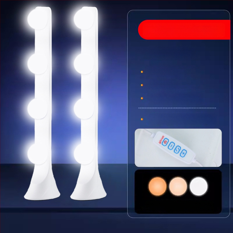 Lumină LED de fill pentru streaming live pe telefon, utilizare pe birou, 15W, 10V, temperaturi de culoare variabile, model 000159, Love Rain Spirit