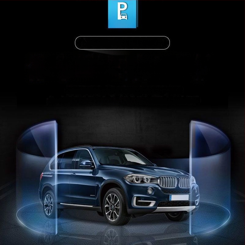 Dash cam auto 2160p cu vedere nocturnă, 360° obiectiv dual față-spate, imagine panoramică de mers înapoi, detector radar