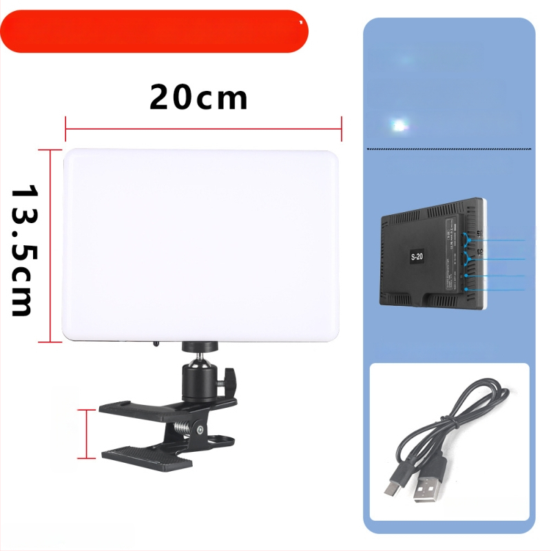 Lumină LED de umplere cu putere 10–50W, alimentare de 5V și trei temperaturi de culoare