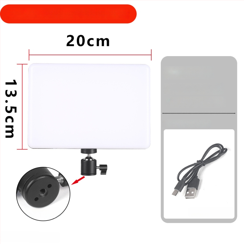 Lumină LED de umplere cu putere 10–50W, alimentare de 5V și trei temperaturi de culoare