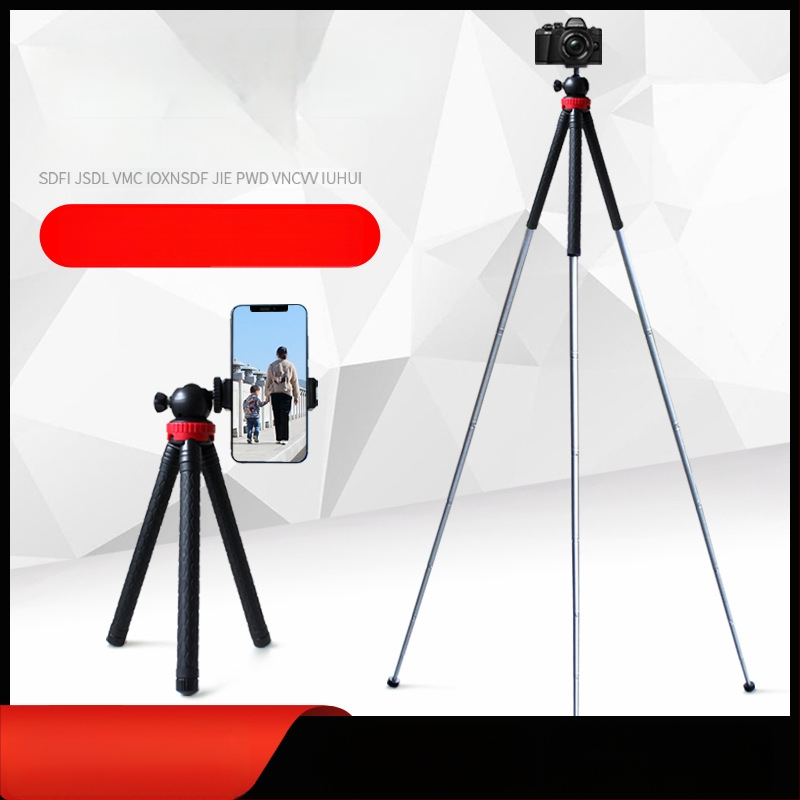 Trikojis stovis su teleskopiniu trikampio laikikliu iš nerūdijančio plieno, 8 dalys, rutulinė galva, apkrova 2–5 kg, modelis SC22712, prekės ženklas Shucheng