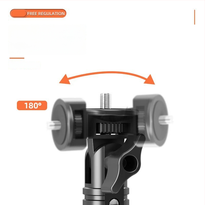 Junrun trikojis mobiliajam telefonui ir planšetinei, aliuminio lydinys, 5 sekcijų, 3D gimble PTZ, apkrova 2-5 kg