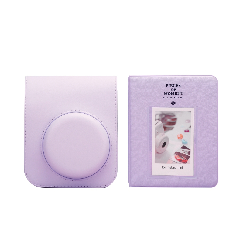 INSTAX Mini12/11 fotoaparato krepšys – PU medžiaga, per petį stilius, unisex, be pamušalo, 2023 ruduo