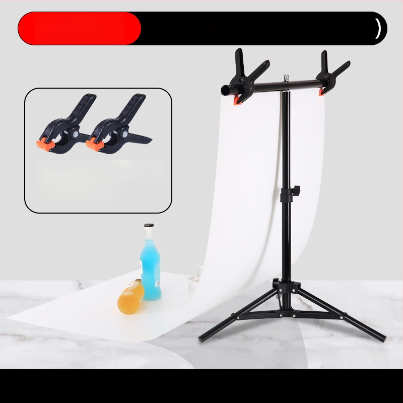 Tianrui Fono laikiklis PVC fono fotografavimui – metalinis rėmas, produktų fotografavimui, išplečiamas iki 2 m