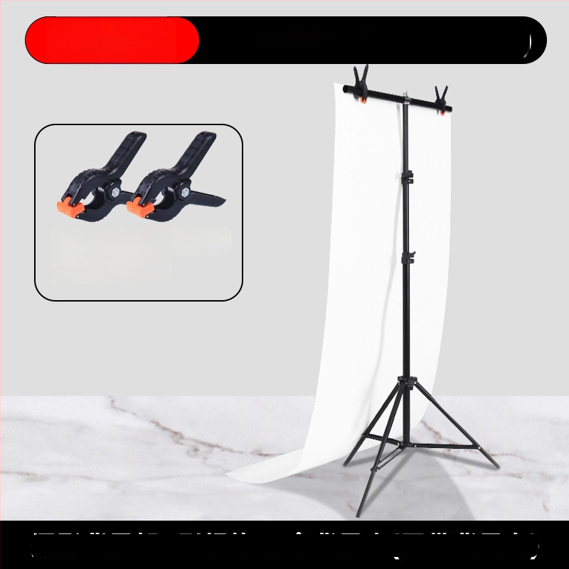 Tianrui Fono laikiklis PVC fono fotografavimui – metalinis rėmas, produktų fotografavimui, išplečiamas iki 2 m