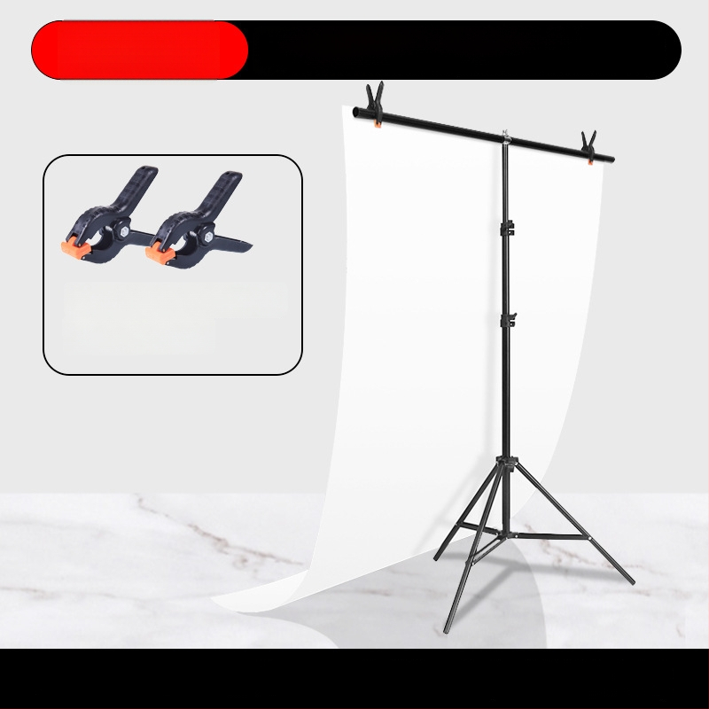 Tianrui Fono laikiklis PVC fono fotografavimui – metalinis rėmas, produktų fotografavimui, išplečiamas iki 2 m