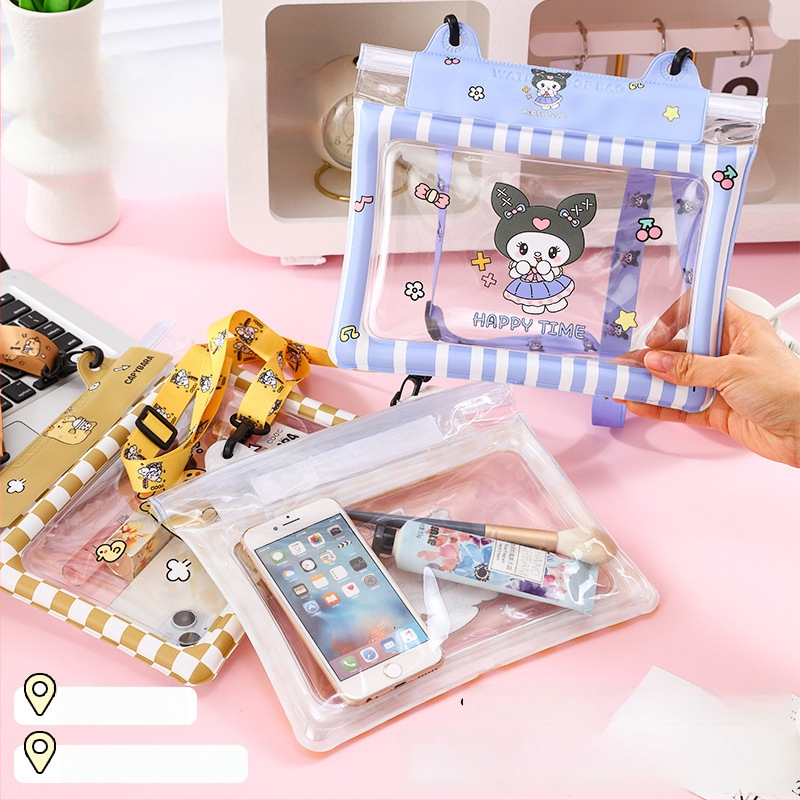 Vodootporna pasna vrećica za telefon s zračnom komorom i trostruko zatvorenim skladištem zraka PVC materijal, veliki kapacitet; pogodna za plivanje, ronjenje, rafting i putovanja.