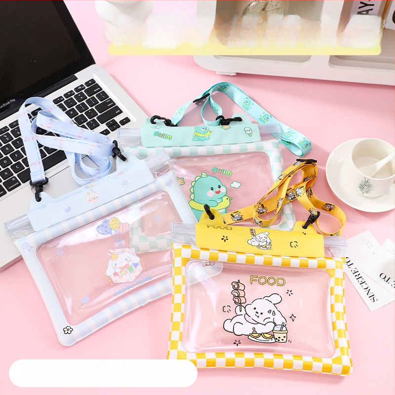 Vodootporna pasna vrećica za telefon s zračnom komorom i trostruko zatvorenim skladištem zraka PVC materijal, veliki kapacitet; pogodna za plivanje, ronjenje, rafting i putovanja.