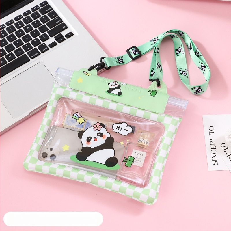 Vodootporna pasna vrećica za telefon s zračnom komorom i trostruko zatvorenim skladištem zraka PVC materijal, veliki kapacitet; pogodna za plivanje, ronjenje, rafting i putovanja.