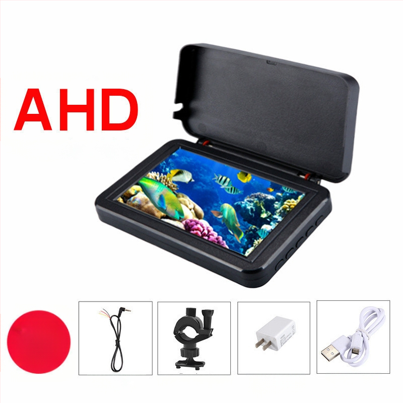 HD povandeninė žvejybos kamera – įkraunamas maitinimas, gylis 0.6–73 m