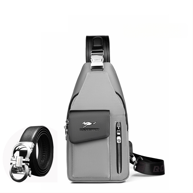 Férfi mellkasi táska - Oxford anyag, vízálló, modell 8203, Dusen Kangaroo