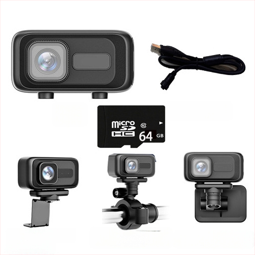 MT100 Motociklo ir elektrinio transporto priemonės įrašymo įrenginys, HD atsparus vandeniui kamera, 140° matymo kampas, 0.8 MP, SD kortelė iki 64GB, WiFi tiesiogiai į mobilųjį telefoną