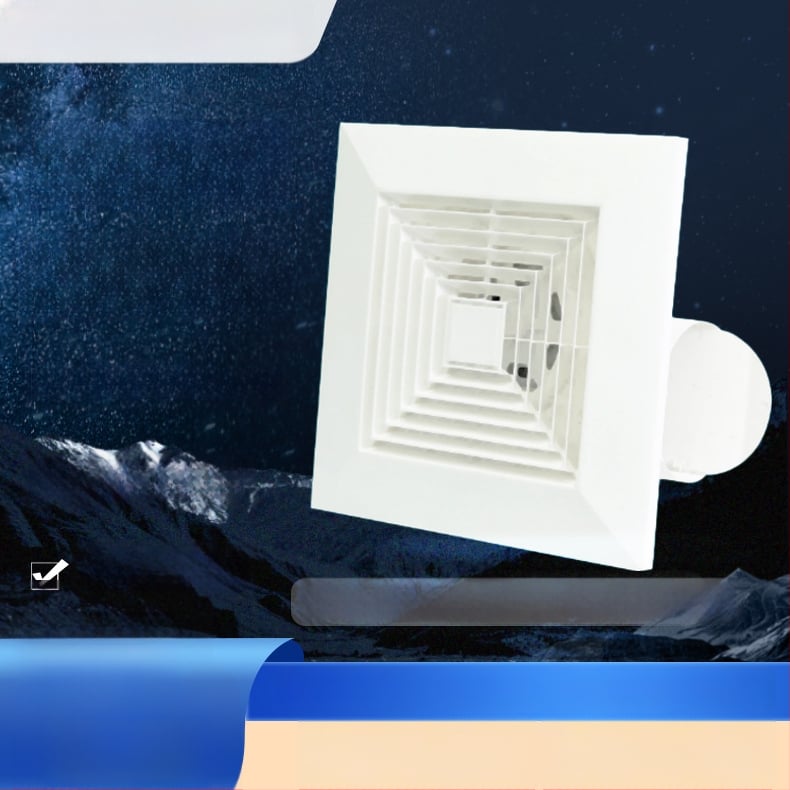 Csatornás típusú szellőztető ventilátor konyhához és fürdőszobához, mennyezet alatti felszerelés, 220V, 40W