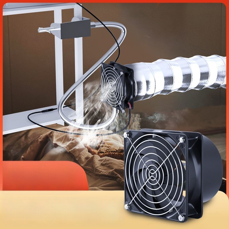 Univerzális konzolos ventilátor forrasztási füst elszívására – füst-elszívó, ablakos stílus