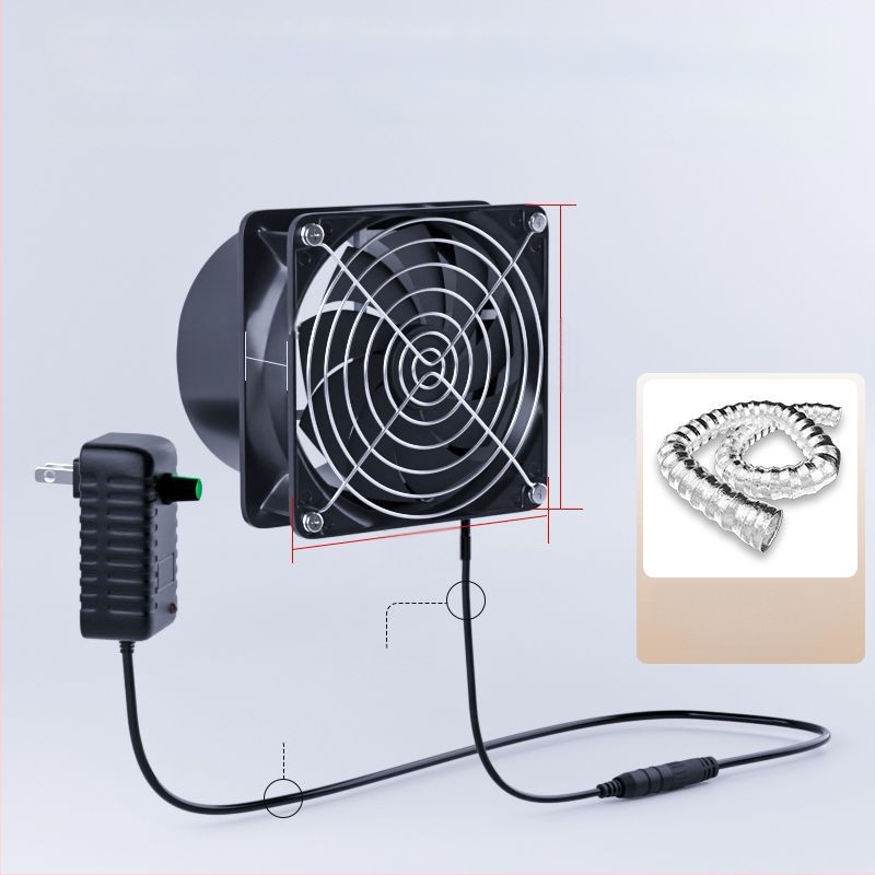 Univerzális konzolos ventilátor forrasztási füst elszívására – füst-elszívó, ablakos stílus