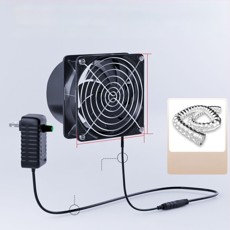 Univerzális konzolos ventilátor forrasztási füst elszívására – füst-elszívó, ablakos stílus