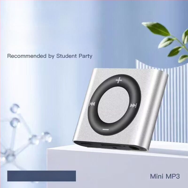 Studentu MP3 atskaņotājs - Mini pārnēsājams sporta muzikālais atskaņotājs, MP3 atskaņošana, bez paplašināšanas kartes atbalsta