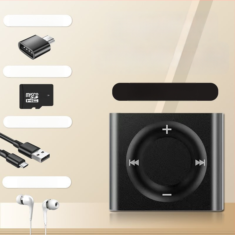 MP3 Walkman mini metāla mūzikas atskaņotājs ar MP4 atskaņošanu un angļu klausīšanos