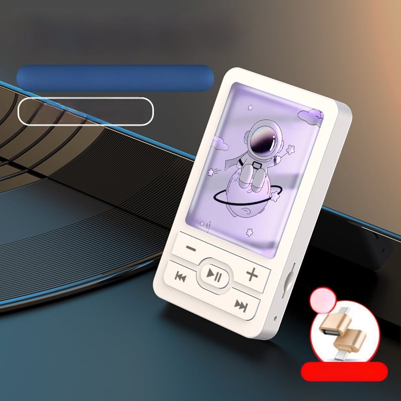 Mini MP3 atskaņotājs ar karikatūru rakstiem, kartes ligzda, epoksīdu pārklājums — WANKEY MP3