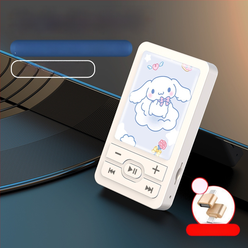 Mini MP3 atskaņotājs ar karikatūru rakstiem, kartes ligzda, epoksīdu pārklājums — WANKEY MP3