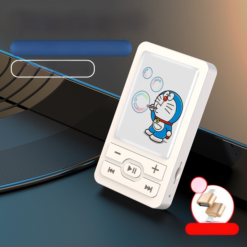 Mini MP3 atskaņotājs ar karikatūru rakstiem, kartes ligzda, epoksīdu pārklājums — WANKEY MP3