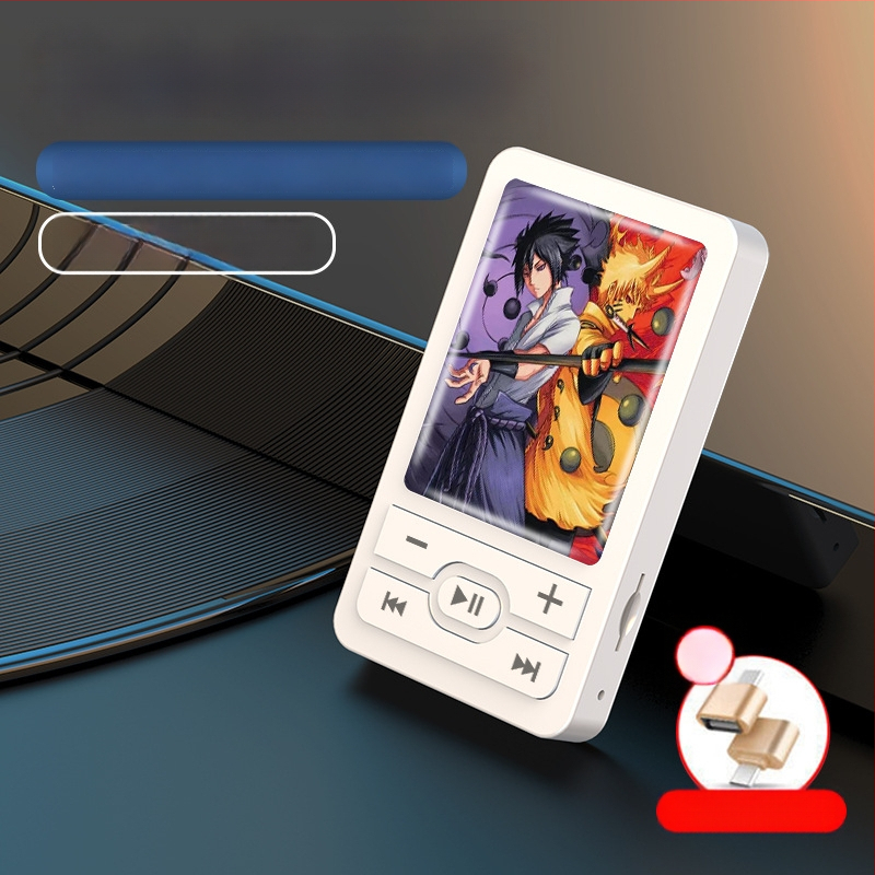 Mini MP3 atskaņotājs ar karikatūru rakstiem, kartes ligzda, epoksīdu pārklājums — WANKEY MP3