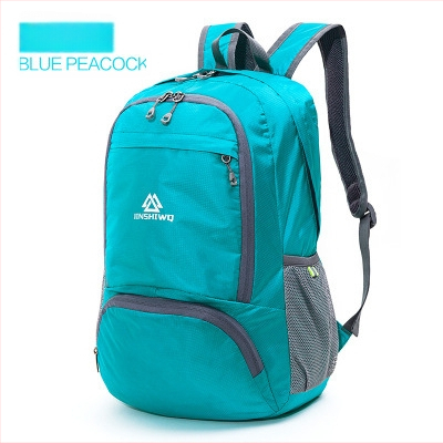 Pārgājienu mugursoma 25L, salokāma, ultra viegla, neilons, ūdensnecaurlaidīga, universāla