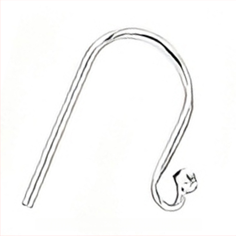 Ασημένια άγκιστρα για τα αυτιά σε σχήμα U από S925 – κεφαλή με χάντρα, εξάρτημα DIY για γυναικεία σκουλαρίκια