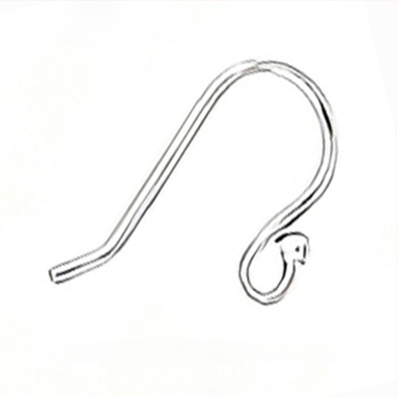 Ασημένια άγκιστρα για τα αυτιά σε σχήμα U από S925 – κεφαλή με χάντρα, εξάρτημα DIY για γυναικεία σκουλαρίκια