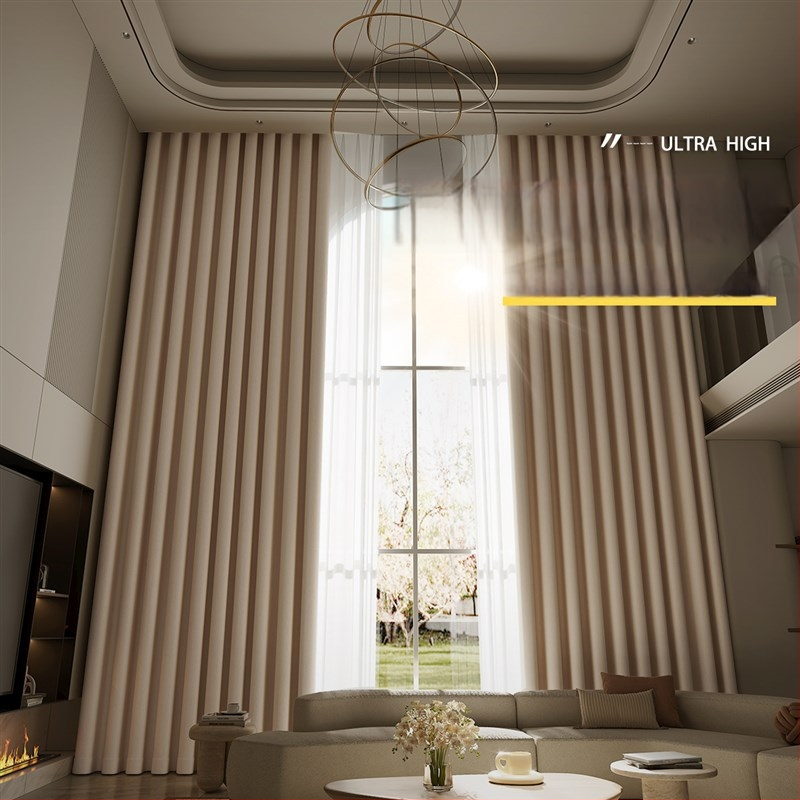 Chenille завеси за пълно затъмнение, боядисани на нишки, френски стил, за дневна, спалня, кабинет, кухня и балкон, едноцветни