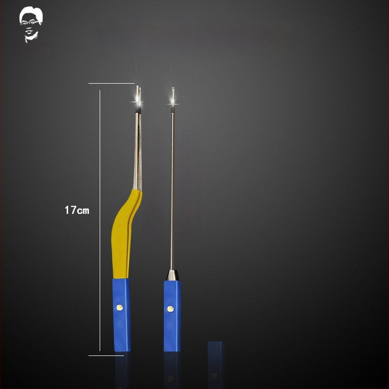 Achang Φωτεινό εργαλείο καθαρισμού αυτιών για παιδιά - Σιλικόνη με μαλακό άκρο, οπτικό παράθυρο, επαναφορτιζόμενο