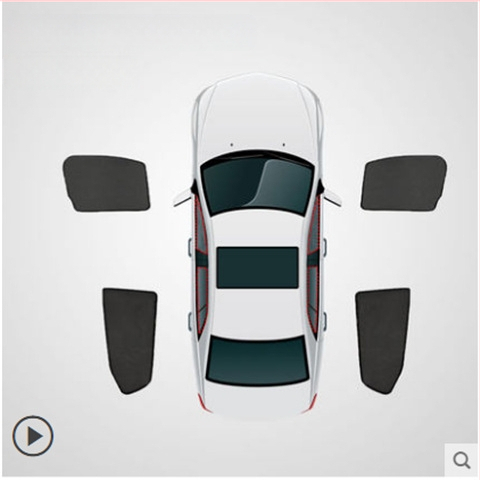 Jaluzea auto din plasă cu clips magnetic, izolație termică pentru geam lateral, montaj încastrat (Material: plasă; Modele aplicabile: acoperire vehicul dedicat; Model: vezi detalii)