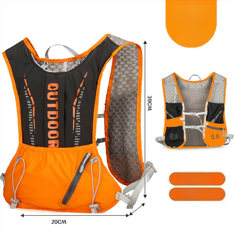 Rucsac sport ultraușor pentru ciclism și drumeții, cu bretele curbate, din nylon și căptușeală din poliester, unisex