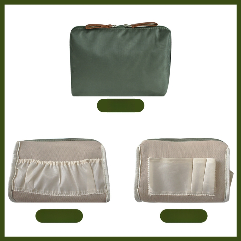 Козметична чанта – урбанистичен минимализъм; полиестер, без подплата; дишаща, водоустойчива и подходяща за съхранение; унисекс