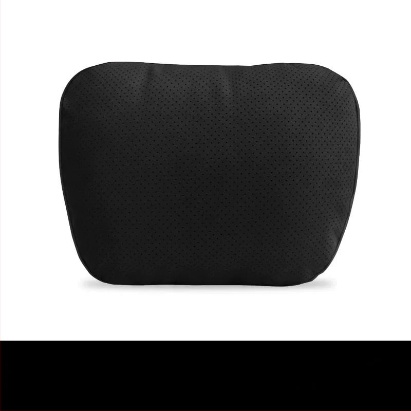 Automobiļu galvas balsts un jostas spilvens — velūra materiāls, dabisko šķiedru pildījums, universāla automašīnu saderība, pielāgojams, vissezonu lietošanai