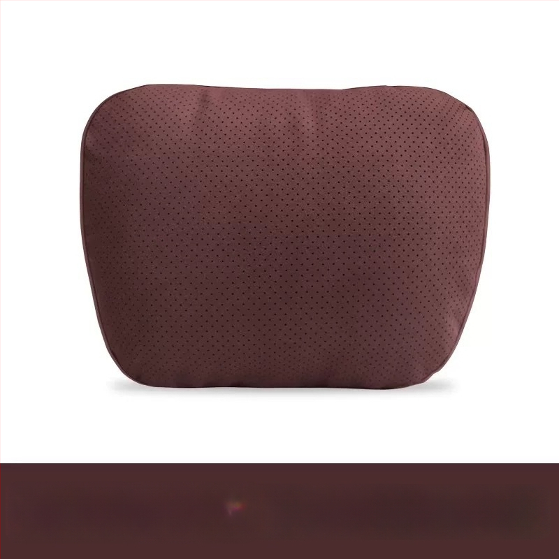 Automobiļu galvas balsts un jostas spilvens — velūra materiāls, dabisko šķiedru pildījums, universāla automašīnu saderība, pielāgojams, vissezonu lietošanai