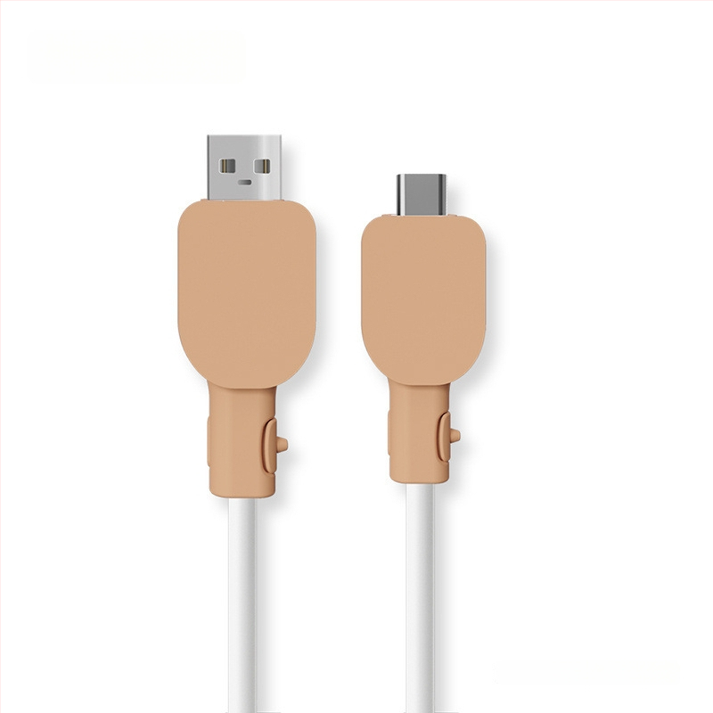 Universālais silikona aizsargs uzlādes kabelim, saderīgs ar Vivo/Xiaomi/Oppo/Huawei – izturīgs pret lūzumiem, vienkāršs vērpšanas dizains