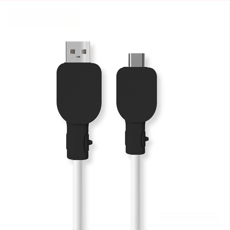 Universālais silikona aizsargs uzlādes kabelim, saderīgs ar Vivo/Xiaomi/Oppo/Huawei – izturīgs pret lūzumiem, vienkāršs vērpšanas dizains