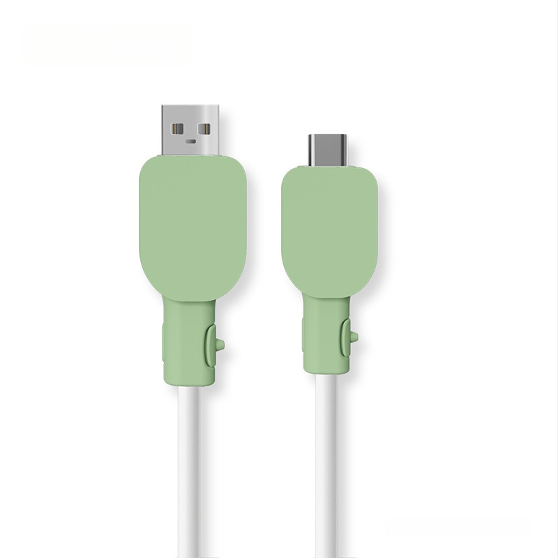 Universālais silikona aizsargs uzlādes kabelim, saderīgs ar Vivo/Xiaomi/Oppo/Huawei – izturīgs pret lūzumiem, vienkāršs vērpšanas dizains