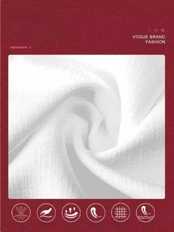 Hosszú ujjú szakács felső hotel- és catering célokra, nedvességelvezető len- és poliészter keverék (96%+ poliészter), bélés poliészter, férfiak számára