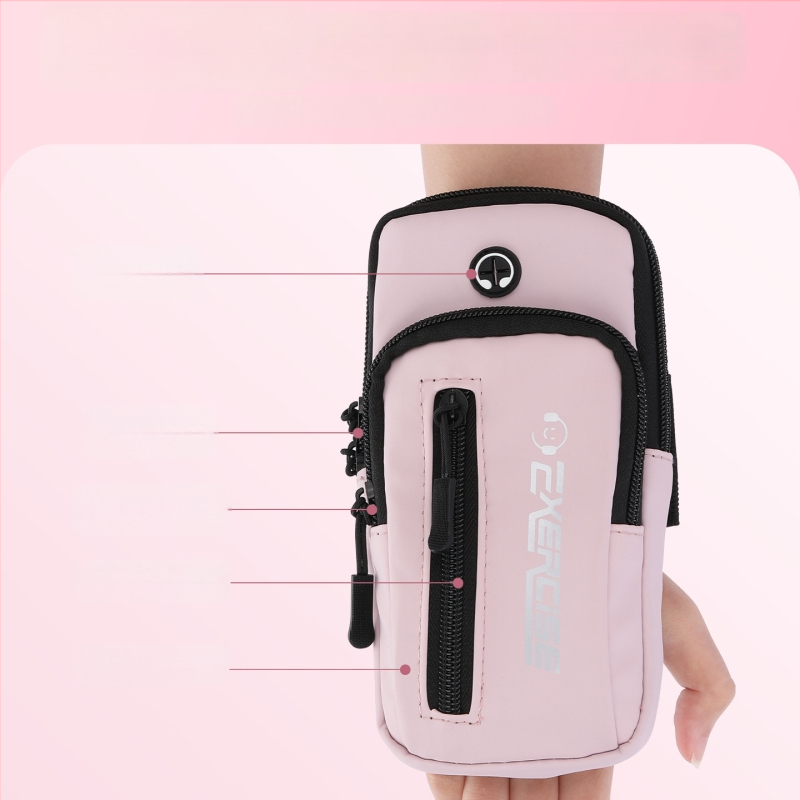 Geantă de braț pentru telefon Vanlain, pentru alergare și ciclism, material PU respirabil, căptușeală poliester-bumbac