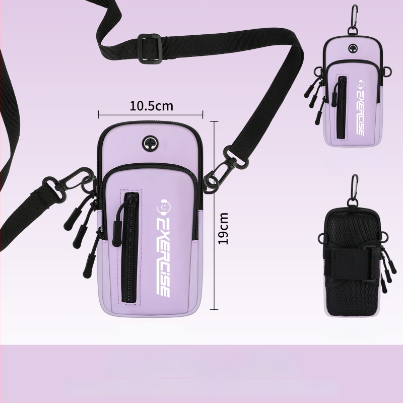 Geantă de braț pentru telefon Vanlain, pentru alergare și ciclism, material PU respirabil, căptușeală poliester-bumbac